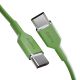 4. Puro ICON USB-C - USB-C cable 1.5m - green