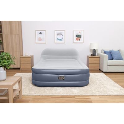 13. Bestway 67923/23 Air Mattress Double Mattress Gray, White Unisex