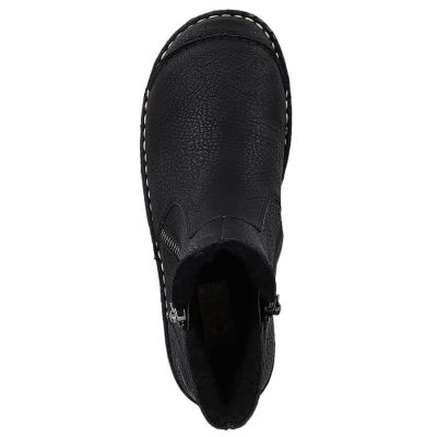 12. Comfortable insulated ankle boots Rieker W RKR612 black