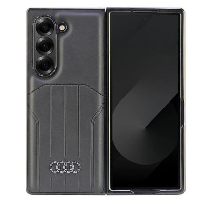 2. Audi Synthetic Leather MagSafe Case for Samsung Galaxy Z Fold 6 - Black