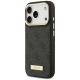2. Guess 4G Logo Plate MagSafe Case for iPhone 18 Pro Max / 17 Pro Max – Black