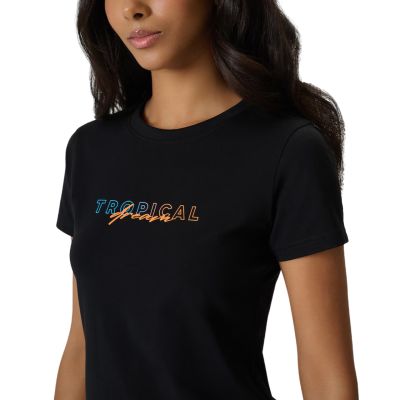 4. Women's T-shirt 4F F2717 deep black 4FWSS26TTSHF2717 20S