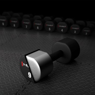 5. HPT09 2 x 9 KG POLYURETHANE TPU HMS Dumbbells