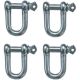 14. 4-PIECE BLACK + DECKER SCREW-LOCK SHACKLE