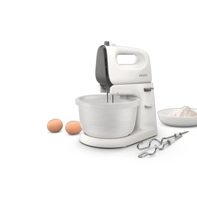 12. Philips Viva Collection HR3745/00 mixer Stand mixer 450W Gray, White
