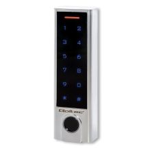Qoltec Titan touch code lock with fingerprint reader | RFID | BT 4.0 | code | card | keychain | bell | IP68 | EM