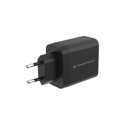 3. Conceptronic ALTHEA20B45 Mobile Device Charger Universal Black AC Fast Charging Internal