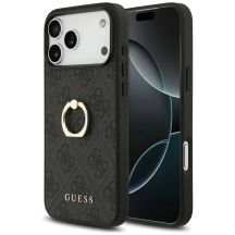Guess 4G Ring Stand case for iPhone 17 Pro Max - black