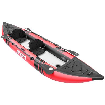 32. 2-PERSON KAYAK SET 385x96x42CM LAMINATED PVC 200KG ENERO