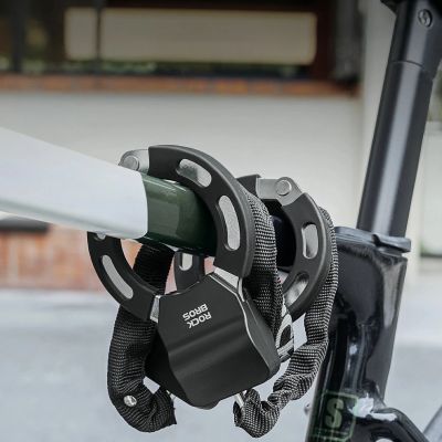5. Rockbros 85922 Chain Lock for Scooters and Bikes - Black