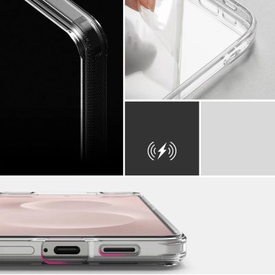 5. Ringke Fusion Case for Samsung Galaxy S25 Edge - Clear