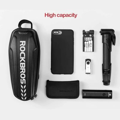 3. Rockbros B60 waterproof bicycle bag for frame - black