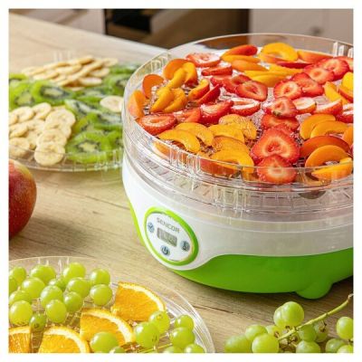 10. Sencor SFD 851GR Food Dehydrator Light Green, Transparent 240 W
