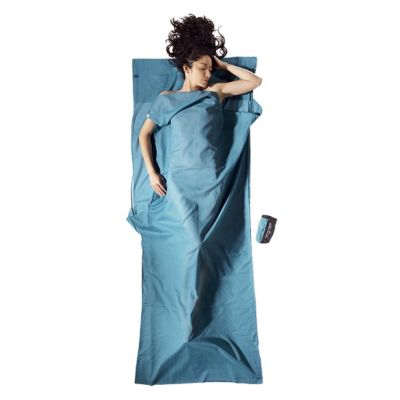 Cocoon TravelSheet Rectangular Sleeping Bag Cotton Blue