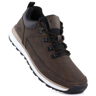 38. Women's black worker boots with socks Sabatina