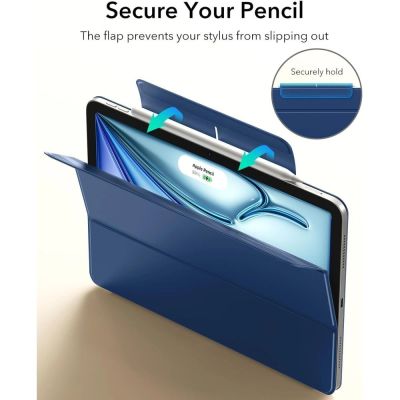 2. ESR Rebound Magnetic Case for iPad Air 10.9" (2020/2022) / 11" (2024/2025/2026) - Navy Blue