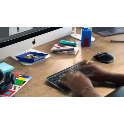 18. Logitech MX Keys Mini Keyboard Office RF Wireless + Bluetooth QWERTZ German Graphite