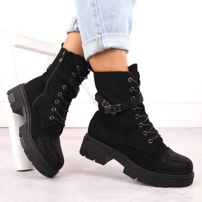 12. Insulated platform work boots S.Barski W OLI266 black