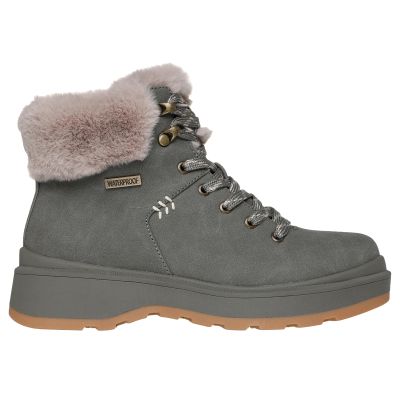 2. Skechers PARK CITY 168087 OLV Women’s Waterproof Winter Boots
