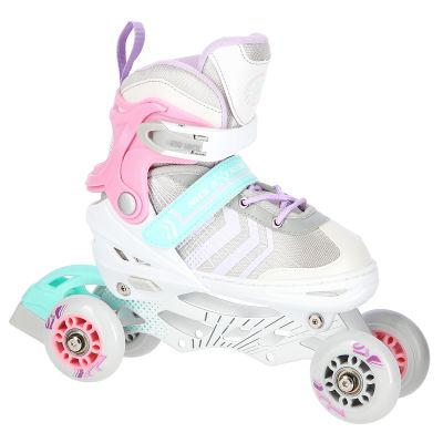 13. NH18192 4in1 PINK SIZE S(29-33) ROLLER SKATING WITH HOCKEY SLEEVE NILS EXTREME