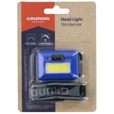 11. GRUNDIG COB LED TOURIST HEADLAMP - BLUE