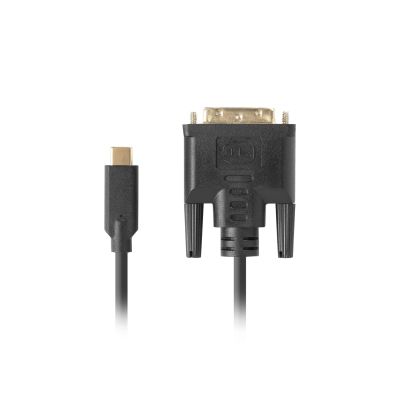 2. LANBERG CABLE USB-C(M)->DVI-D(24+1)(M) 1.8M BLACK CA-CMDV-10CU-0018-BK