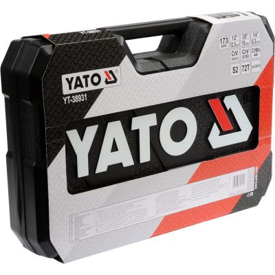 4. Socket wrench set 1/2"1/4"3/8 "173 pcs YT-38931 YATO