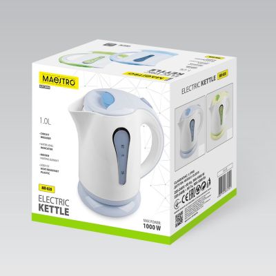 4. Electric kettle 1L 1000W MR-028-BLUE MAESTRO