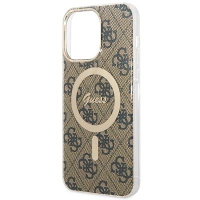 5. Guess GUHMP14XH4STW iPhone 14 Pro Max 6.7" brown/brown hardcase 4G MagSafe