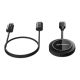 9. Manhattan 154468 AV Extender AV Transmitter and Receiver Black