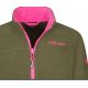 4. Trollkids Girls Oppdal Jacket XT sporty fleece jacket with zip, green (415-194)