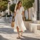 7. Rieker V0919-80 women's white wedge sandals