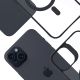 13. 3mk Satin Armor MagCase with MagSafe for iPhone 15 - Clear with Black Frame
