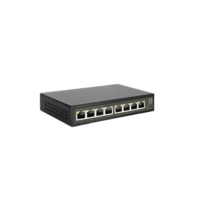 4. LevelOne Hilbert 8-Port Gigabit PoE Smart Lite Switch - 802.3at/af PoE - 8 PoE Outputs - 112.8W Power Budget