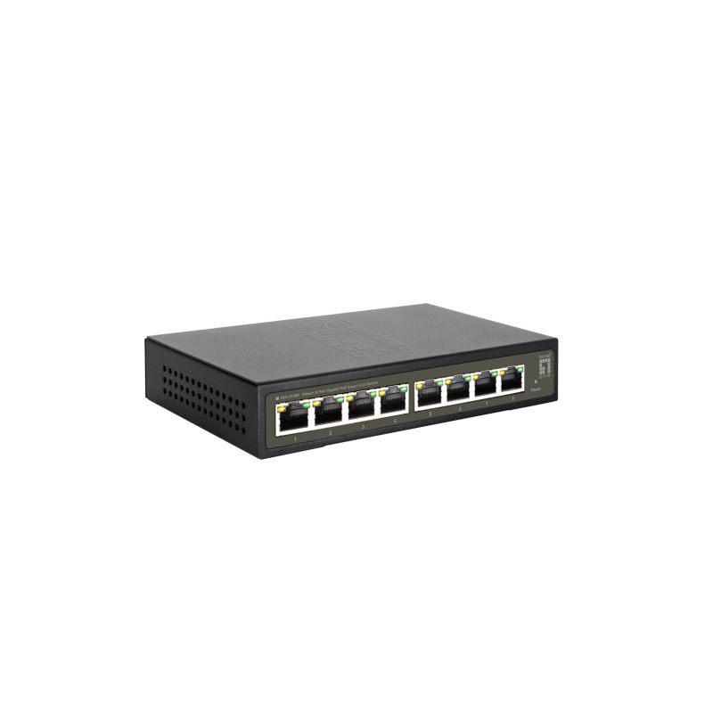 4. LevelOne Hilbert 8-Port Gigabit PoE Smart Lite Switch - 802.3at/af PoE - 8 PoE Outputs - 112.8W Power Budget