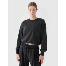 Women's sweatshirt without zipper and hood 4F 4FRSS24TSWSF2032-20S