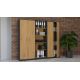3. CLOSED SHELVING OLIV 2D ANTHRACITE/ARTISAN SET