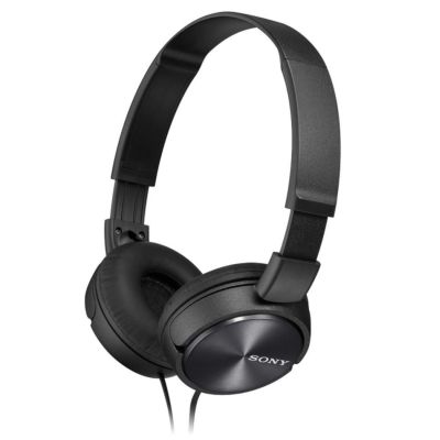 Sony MDR-ZX310APB On-Ear Headphones with Microphone (Black)