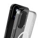 4. Puro Impact Clear D3O TPU+PC MagSafe Compatible Case for iPhone 17 - Transparent