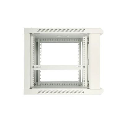 6. Extralink - hanging cabinet 19" 9U 600mm gray sheet metal