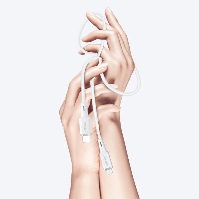 7. Acefast cable MFI USB Type C - Lightning 1.2m, 30W, 3A black (C2-01 black)