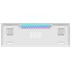 3. RAMPAGE RADIANT K11 RGB Mechanical Gaming Keyboard, White