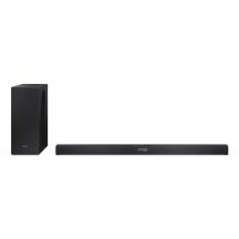 Sharp 2.1-Channel Ultra-Slim Dolby Atmos/DTS Virtual:X Soundbar with Wireless Subwoofer HT-SBW320 360W Bluetooth Connectivity Wireless Connection
