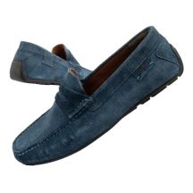 Wrangler men's shoes Maifield Suede moccasins, navy blue