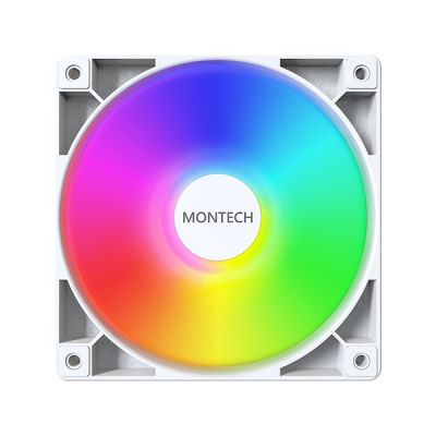 2. Montech GF120 PWM ARGB fan, 3 pcs - 120mm, white