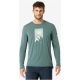 Men’s SUPER.NATURAL M 2 Pitch LS Long-Sleeve Shirt, Green