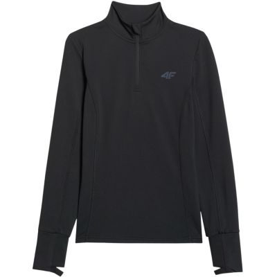 10. Women's thermal sweatshirt 4F F098 deep black 4FWAW25UBRUF098 20S