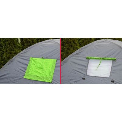 14. 4-PERSON COOL BLACK-GREEN ENERO CAMP TENT