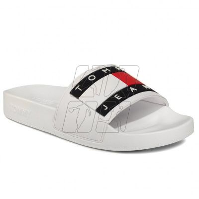 2. Tommy Jeans Flag Pool Slide W EN0EN00474-YBS flip-flops