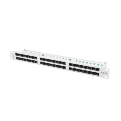 Patch panel Lanberg PPU5-1048-S (1U; cat. 5e; 48xRJ-45)